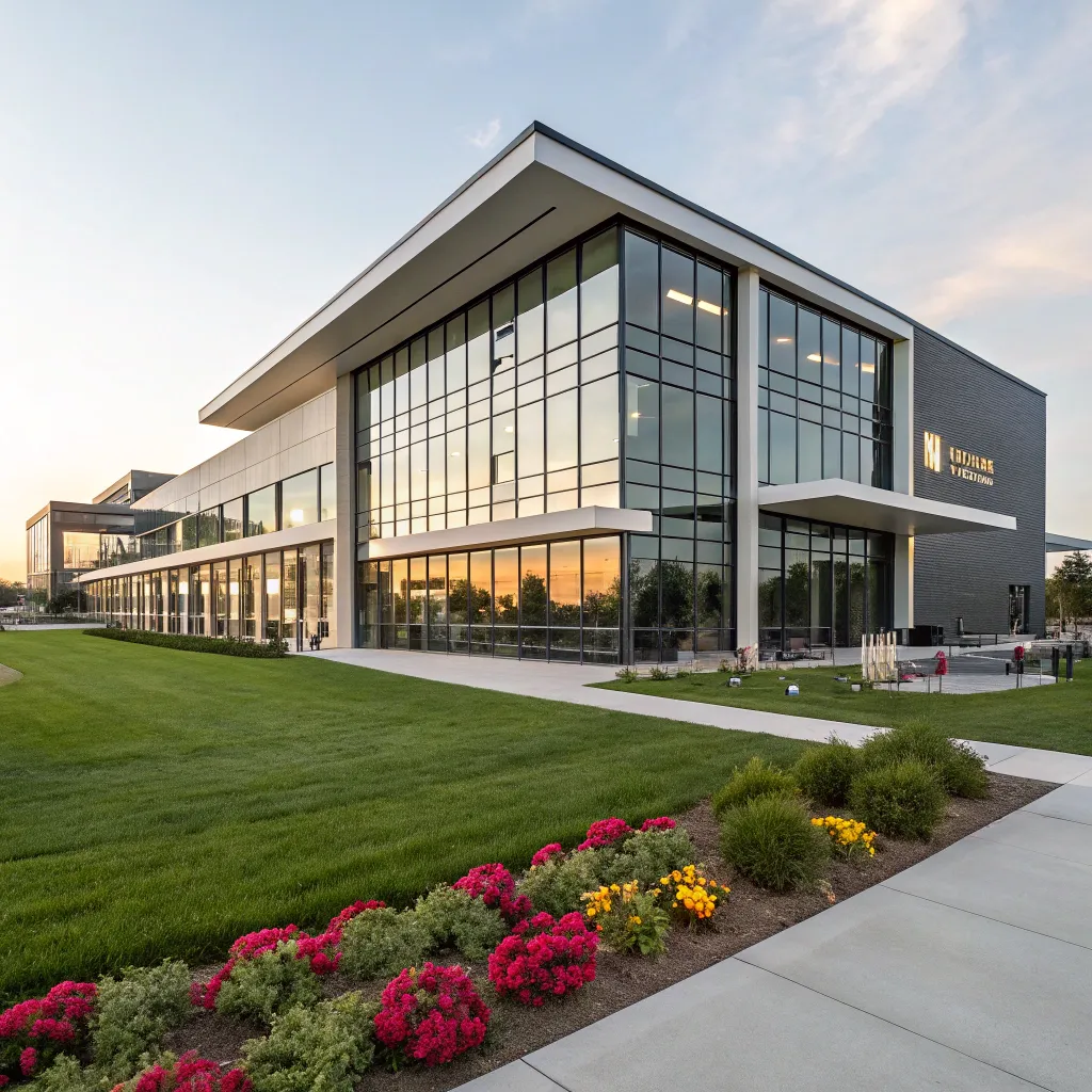 Modern Beverage School Building